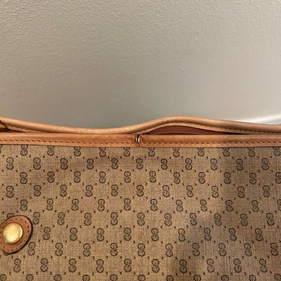 Gucci Vintage Micro GG Monogram Sherry Line Suitcase Luggage with free box - Picture 11 of 16